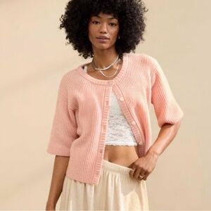 Aerie Soft Blush Cardigan Sweater